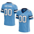 customized  authentic football jersey light blue-white-navy