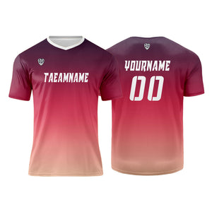 Conjunto personalizado de camiseta de uniforme negra & rosa y amarilla para niños y adultos