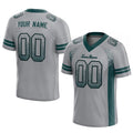 custom authentic drift fashion football jersey gray-midnight green mesh