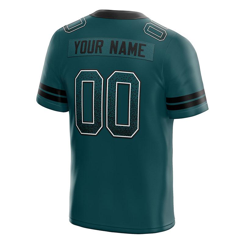custom authentic drift fashion football jersey black-yellow mesh