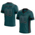 custom authentic drift fashion football jersey midnight green-black mesh