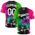 Dise?o personalizado de estampado completo para camisetas de béisbol en aerosol