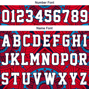 Uniforme de baloncesto rojo personalizado con tu logotipo-nombre y número impresos