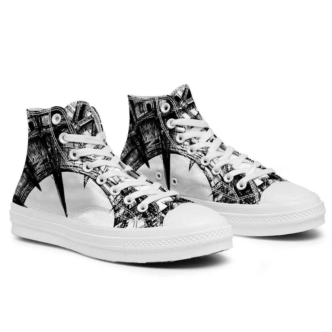 Realza tu estilo con zapatillas de lona de media caña para hombre y mujer