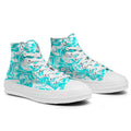 Resalta tu estilo con las zapatillas de lona de caña media Skeleton para hombre y mujer
