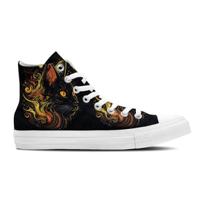 Resalta tu estilo con las zapatillas de lona de media caña para hombre y mujer Cat