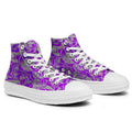 Resalta tu estilo con las zapatillas de lona de caña media Skeleton para hombre y mujer