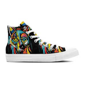 Realza tu estilo con las zapatillas de lona de media caña Fox para hombre y mujer