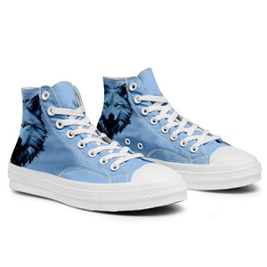 Realza tu estilo con zapatillas de lona de media caña para hombre y mujer