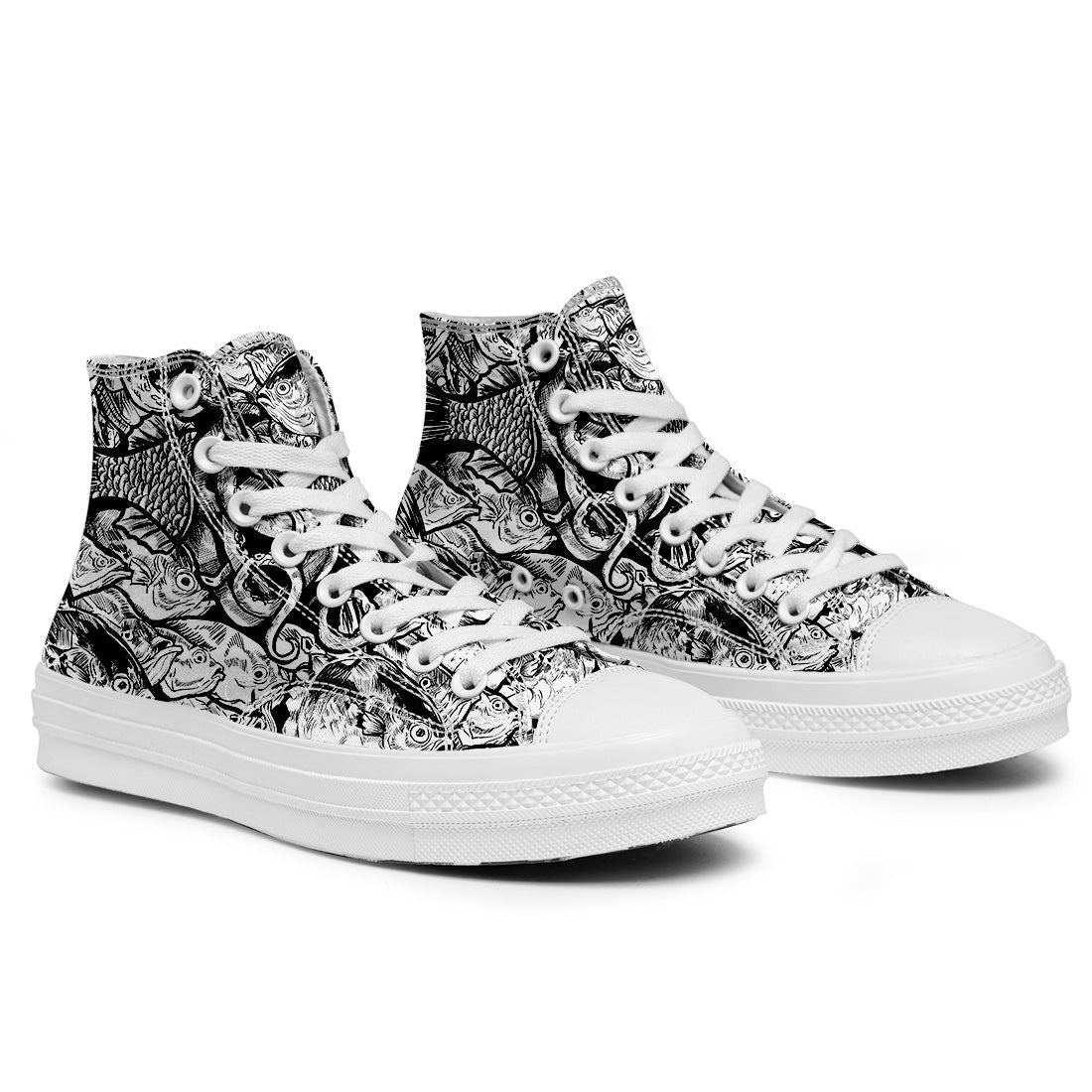 Realza tu estilo con zapatillas de lona de media caña para hombre y mujer
