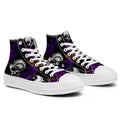 Resalta tu estilo con las zapatillas de lona de caña media Skeleton para hombre y mujer