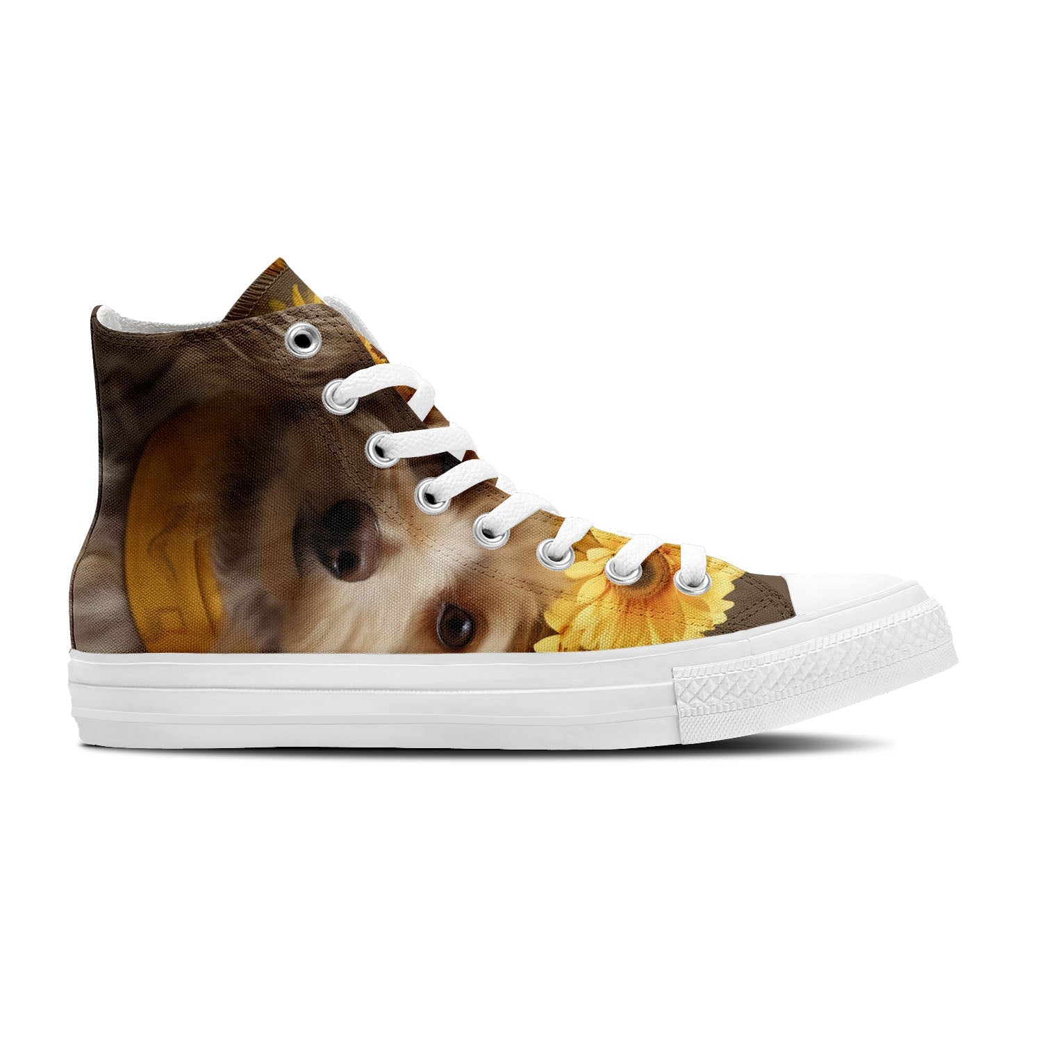 Whiskers Wonderland: Adéntrate en la ternura unisex con nuestras adorables zapatillas de lona de corte medio-con divertidos diseños de gatitos para hombres y mujeres