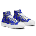 Resalta tu estilo con las zapatillas de lona de caña media Skeleton para hombre y mujer