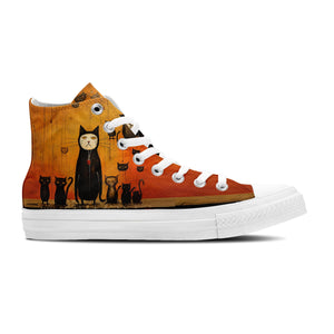 Resalta tu estilo con las zapatillas de lona de media caña para hombre y mujer Cat
