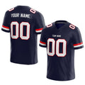 customized  authentic football jersey navy-red-white mesh