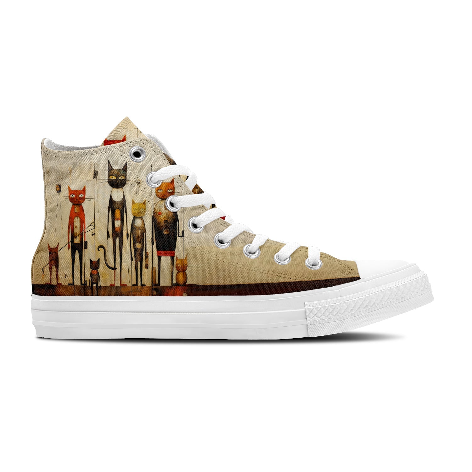 Resalta tu estilo con las zapatillas de lona de media caña para hombre y mujer Cat