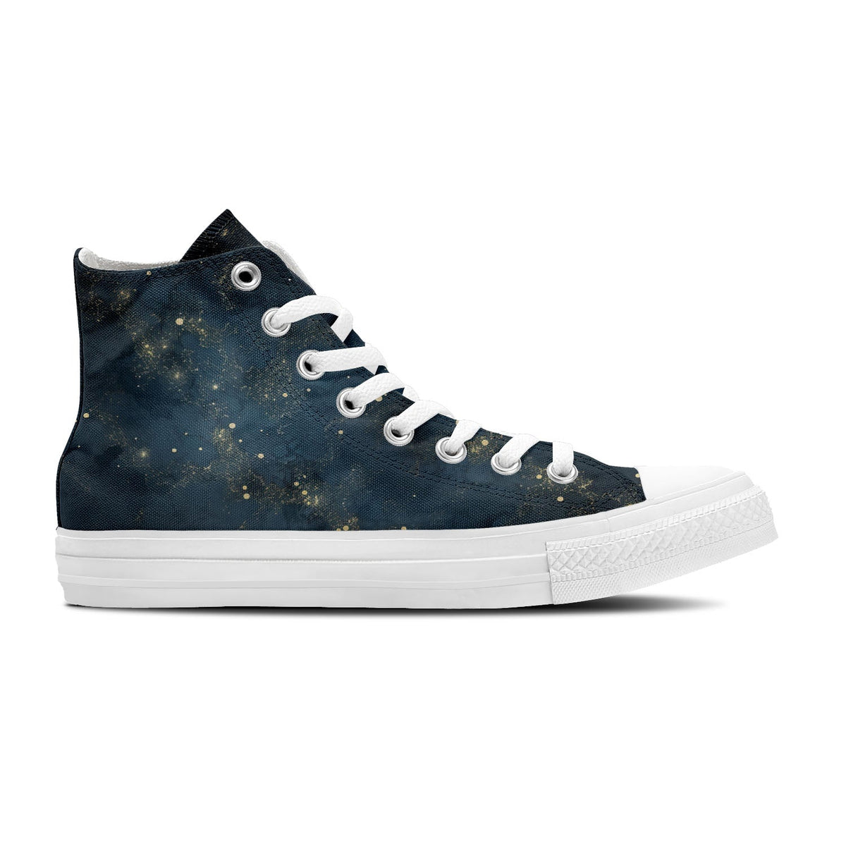 Zapatillas de lona Midnight Sky Mid para hombre y mujer: Adéntrate en la elegancia de la noche