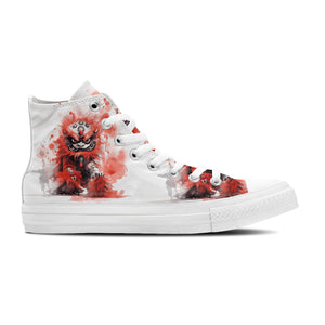 Resalta tu estilo con las zapatillas de lona de media caña para hombre y mujer Lion