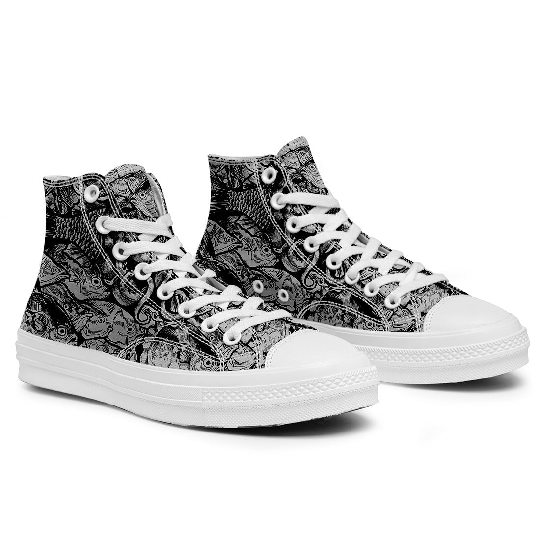 Realza tu estilo con zapatillas de lona de media caña para hombre y mujer