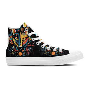 Realza tu estilo con las zapatillas de lona de media caña Fox para hombre y mujer