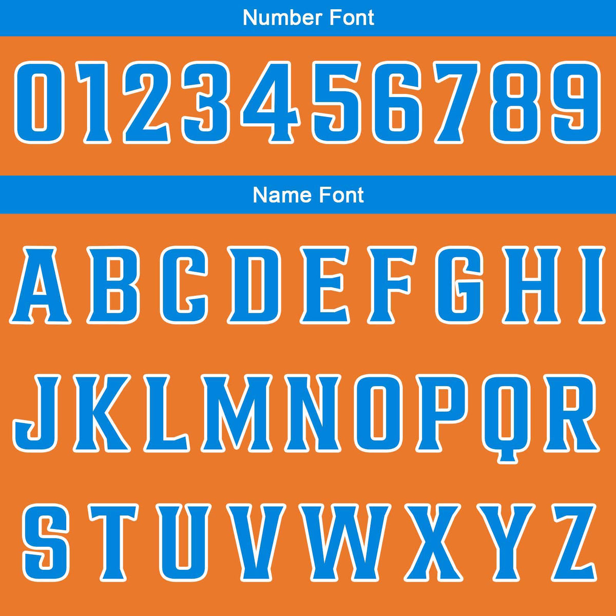 Uniforme de baloncesto personalizado naranja y azul con tu logotipo-nombre y número impresos
