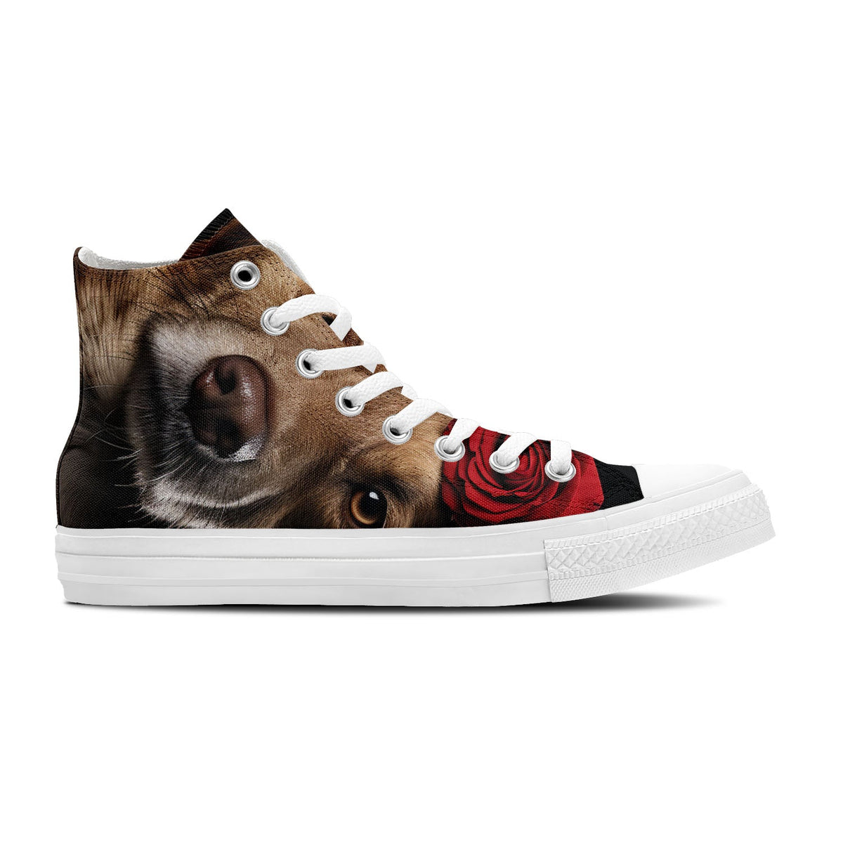 Whiskers Wonderland: Adéntrate en la ternura unisex con nuestras adorables zapatillas de lona de corte medio-con divertidos diseños de gatitos para hombres y mujeres