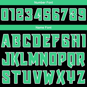 Uniforme de baloncesto verde con geometría dañada personalizada-impreso con tu logotipo-nombre y número