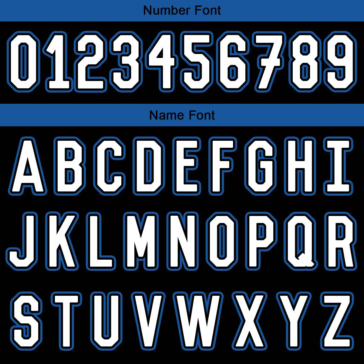 Uniforme de baloncesto personalizado en negro y azul con tu logotipo-nombre y número impresos