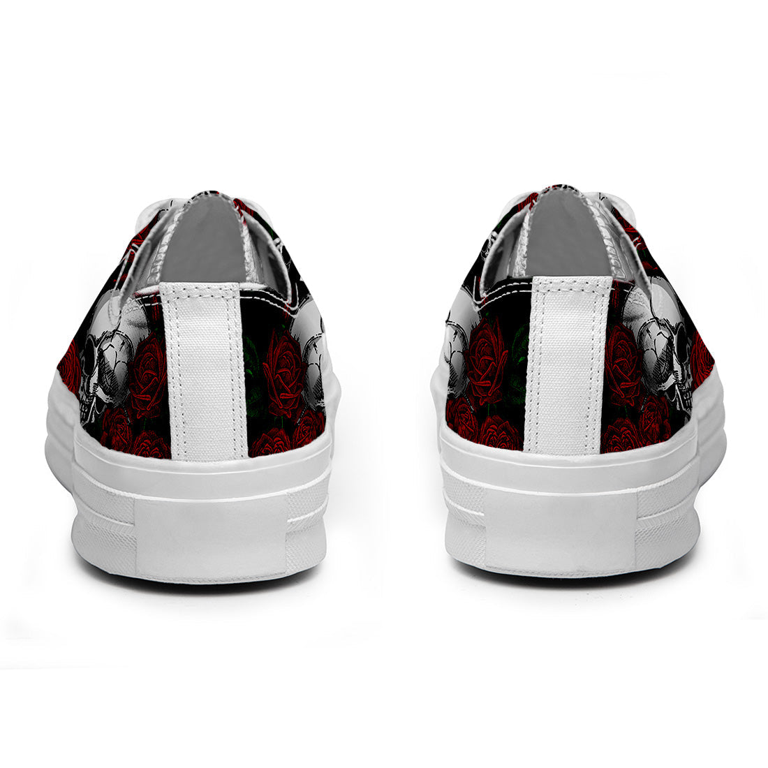 Resalta tu estilo con las zapatillas bajas de lona Skeleton para hombre y mujer
