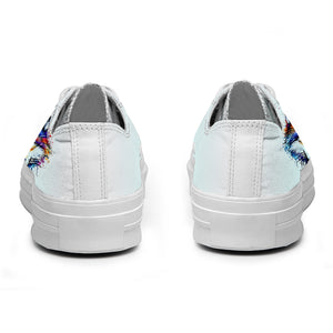 Realza tu estilo con las zapatillas bajas de lona Wolf para hombre y mujer
