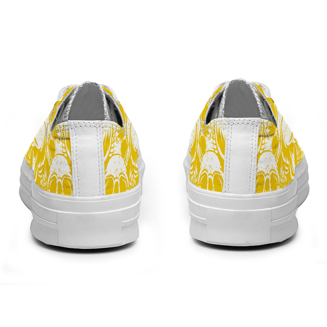Resalta tu estilo con las zapatillas bajas de lona Skeleton para hombre y mujer