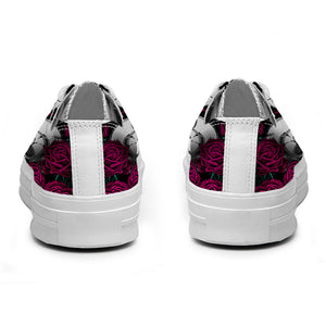 Resalta tu estilo con las zapatillas bajas de lona Skeleton para hombre y mujer
