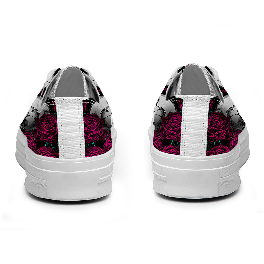 Resalta tu estilo con las zapatillas bajas de lona Skeleton para hombre y mujer
