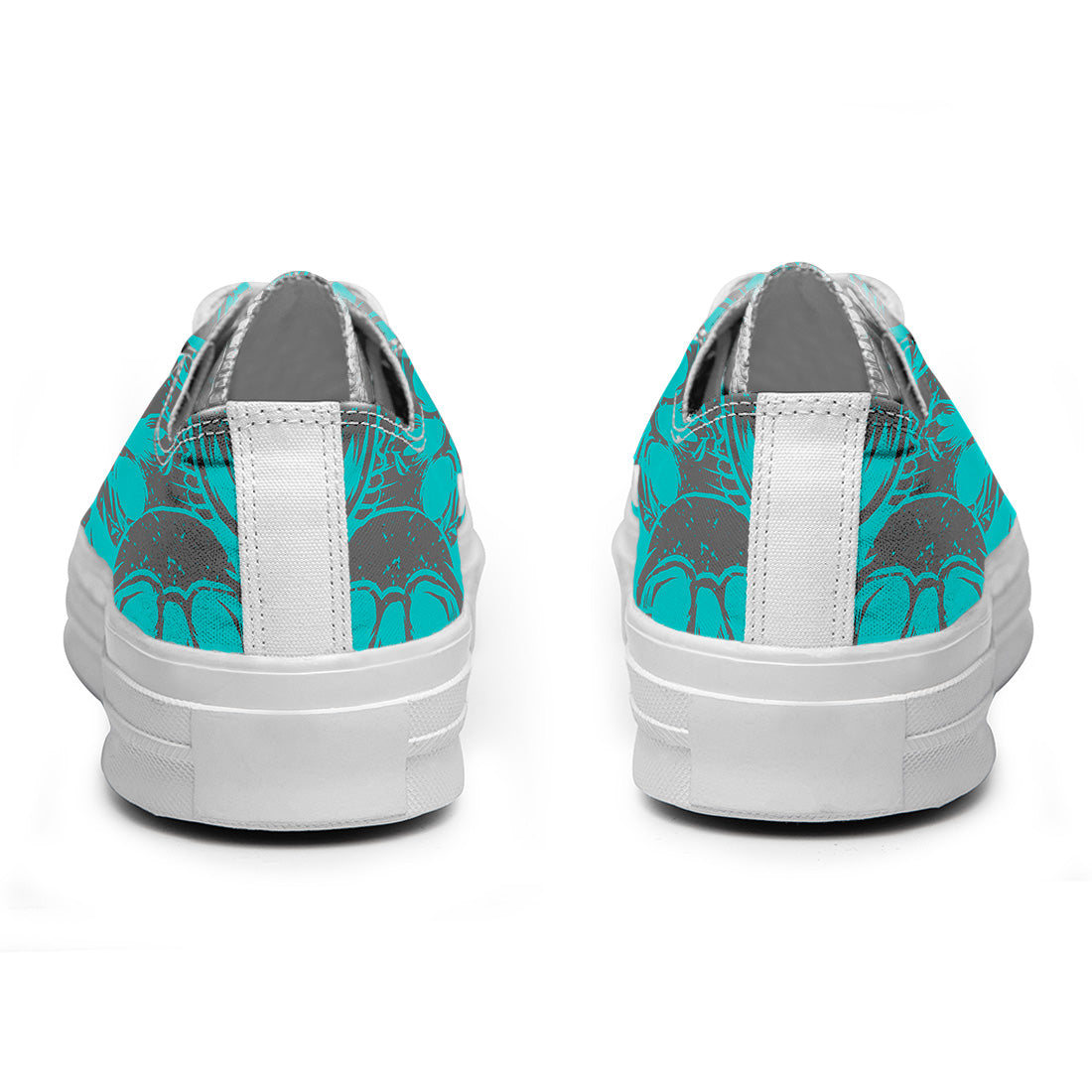 Resalta tu estilo con las zapatillas bajas de lona Skeleton para hombre y mujer