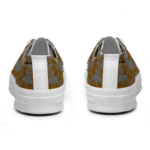 Resalta tu estilo con las zapatillas bajas de lona Skeleton para hombre y mujer