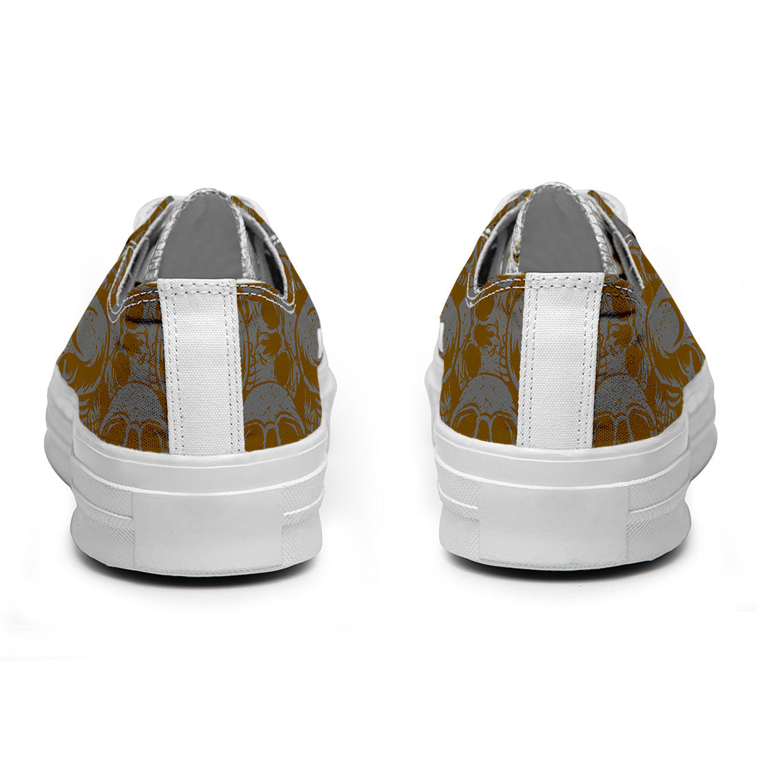 Resalta tu estilo con las zapatillas bajas de lona Skeleton para hombre y mujer