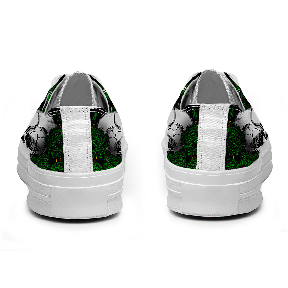 Resalta tu estilo con las zapatillas bajas de lona Skeleton para hombre y mujer