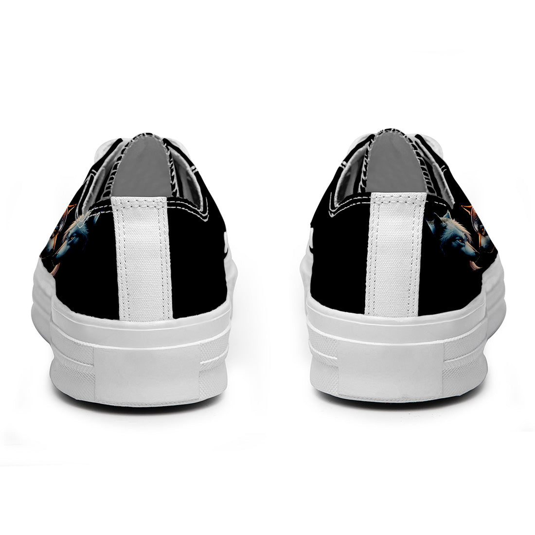 Realza tu estilo con las zapatillas bajas de lona Wolf para hombre y mujer