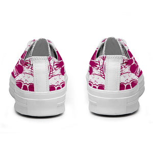 Resalta tu estilo con las zapatillas bajas de lona Skeleton para hombre y mujer