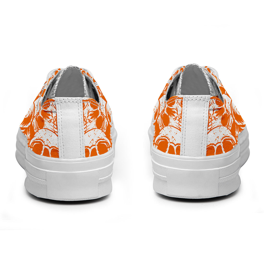 Resalta tu estilo con las zapatillas bajas de lona Skeleton para hombre y mujer