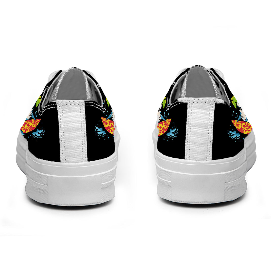 Realza tu estilo con las zapatillas bajas de lona Shark para hombre y mujer
