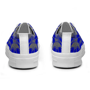 Resalta tu estilo con las zapatillas bajas de lona Skeleton para hombre y mujer