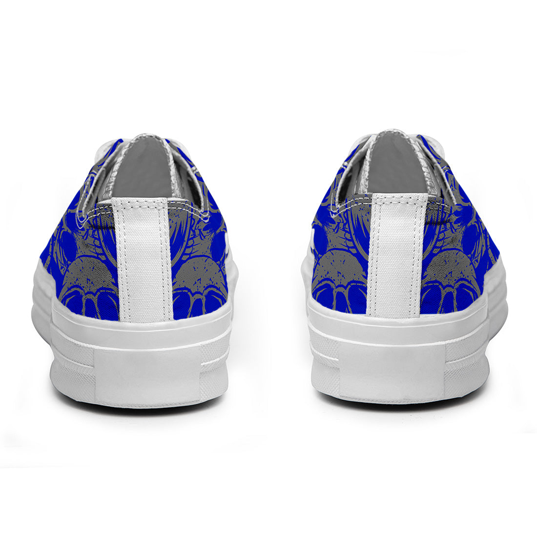 Resalta tu estilo con las zapatillas bajas de lona Skeleton para hombre y mujer