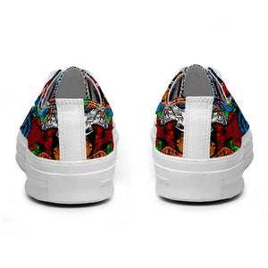 Resalta tu estilo con las zapatillas bajas de lona Fish para hombre y mujer