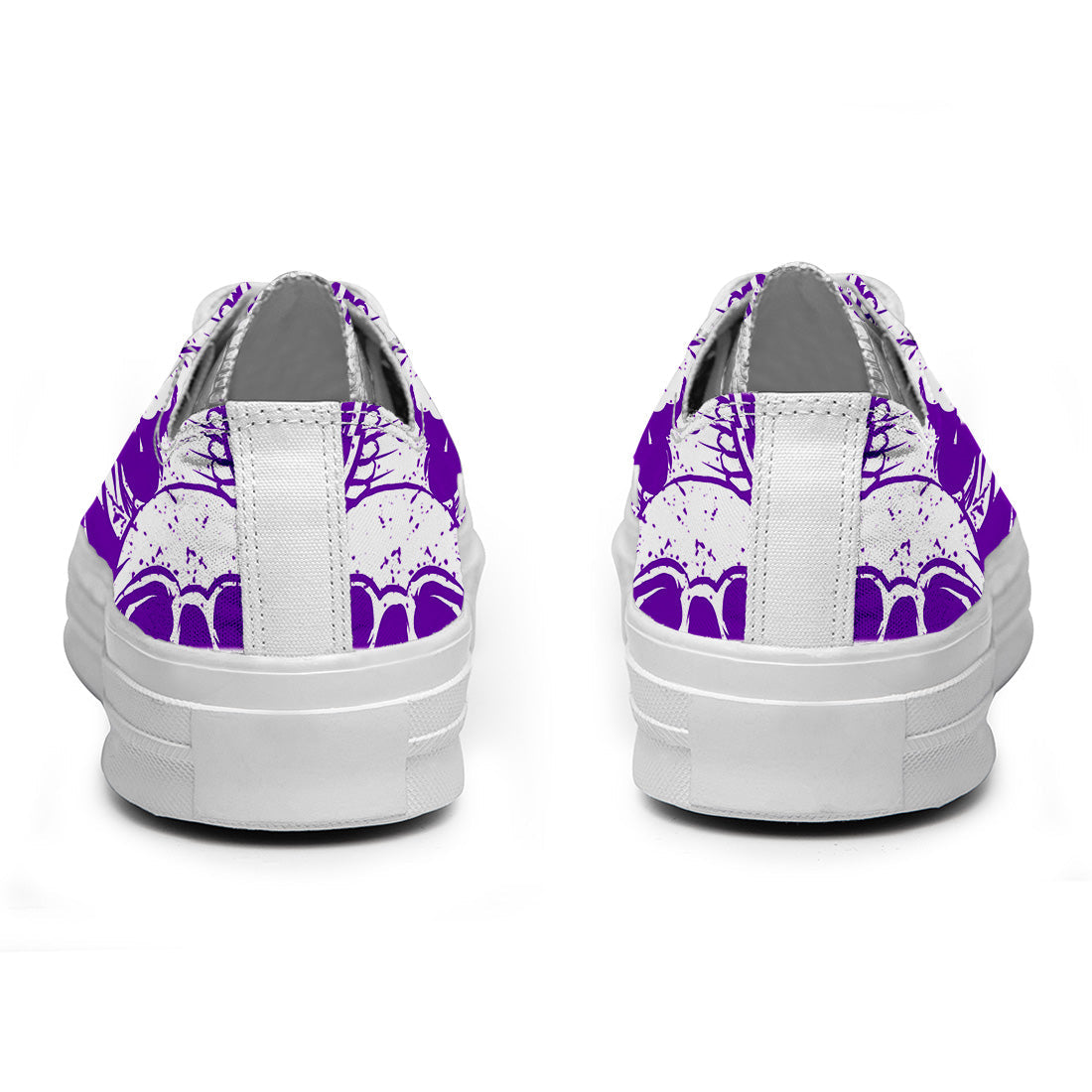 Resalta tu estilo con las zapatillas bajas de lona Skeleton para hombre y mujer