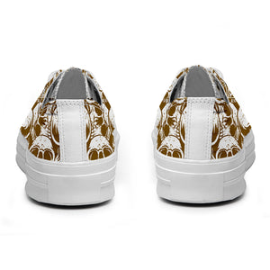 Resalta tu estilo con las zapatillas bajas de lona Skeleton para hombre y mujer