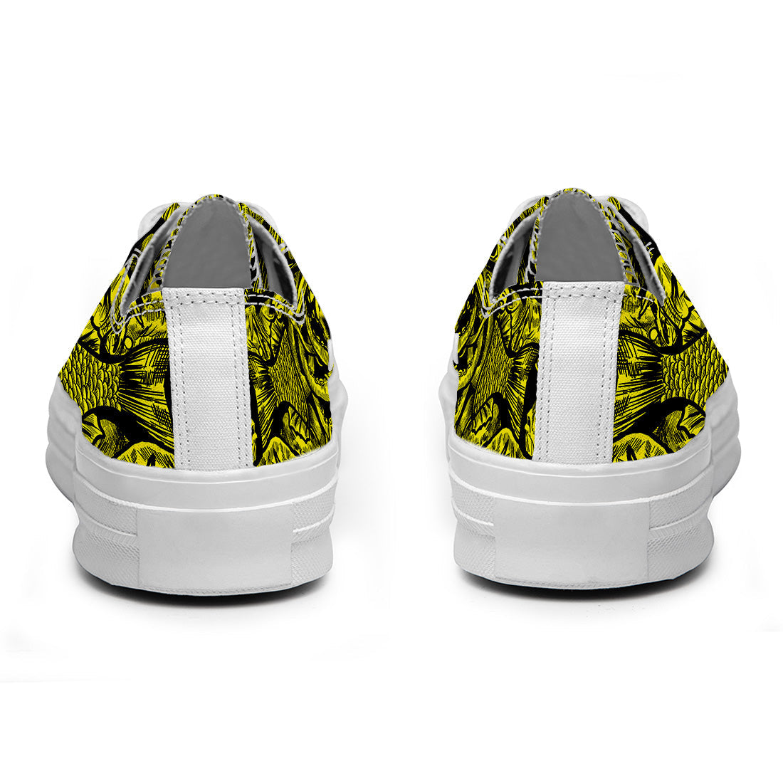 Resalta tu estilo con las zapatillas bajas de lona Fish para hombre y mujer
