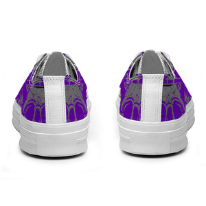 Resalta tu estilo con las zapatillas bajas de lona Skeleton para hombre y mujer