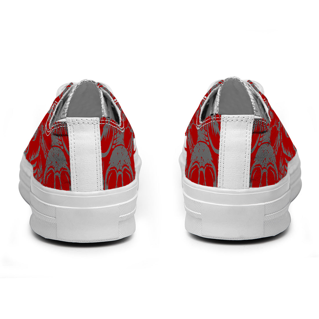 Resalta tu estilo con las zapatillas bajas de lona Skeleton para hombre y mujer