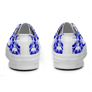 Resalta tu estilo con las zapatillas bajas de lona Skeleton para hombre y mujer